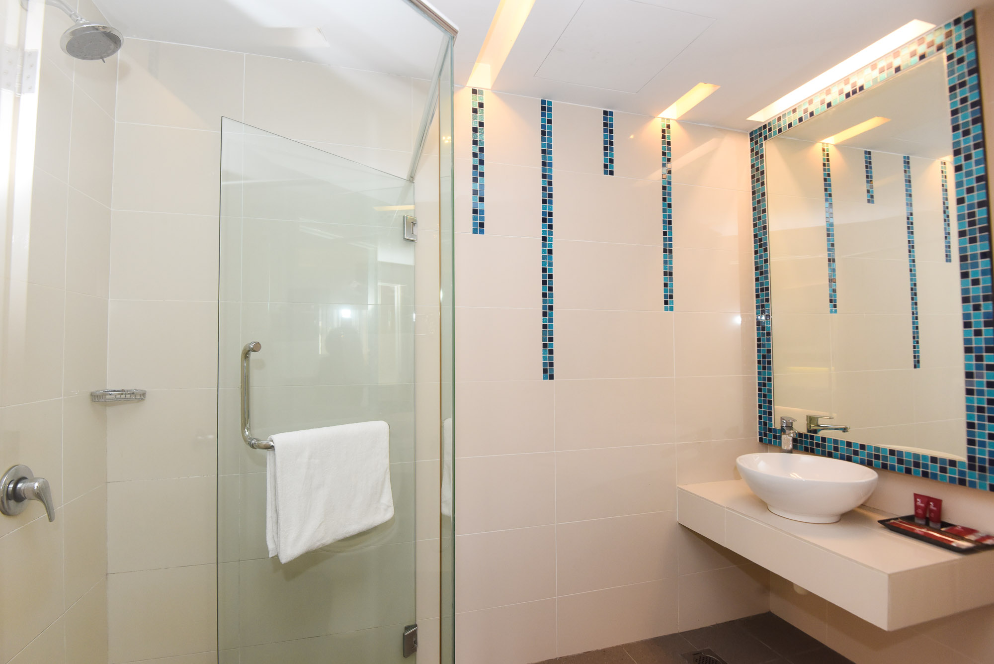Step into the serene water inspired Water Suite. Be calm as water as you rest yourself in this room filled with amenities such as air-conditioned, shower facilities, complimentary WiFi, in-room safe and many more